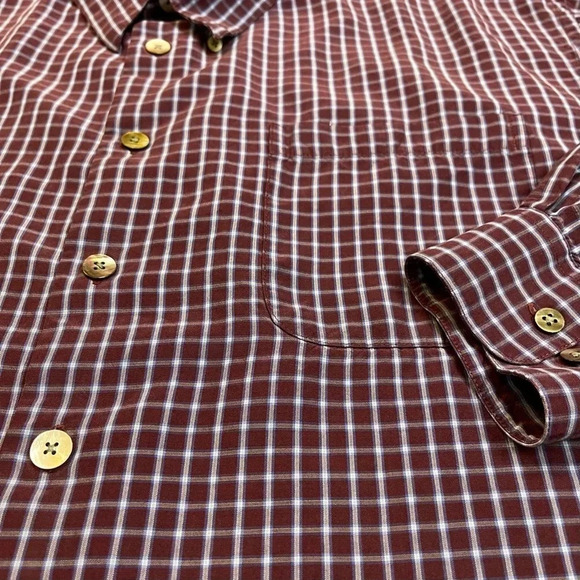 FONTE Luxury At Ease Silk Tencel Plaid Long Sleeve Button Up Shirt - Picture 3 of 9